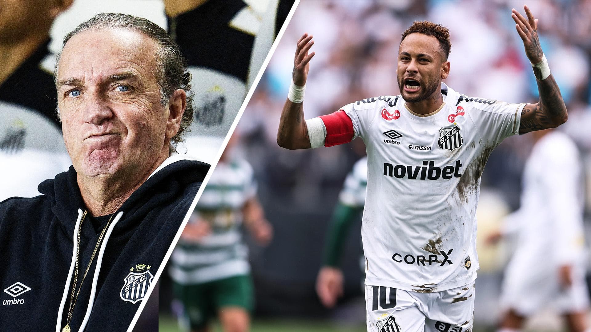 Santos manager explains substitute confusion involving Neymar