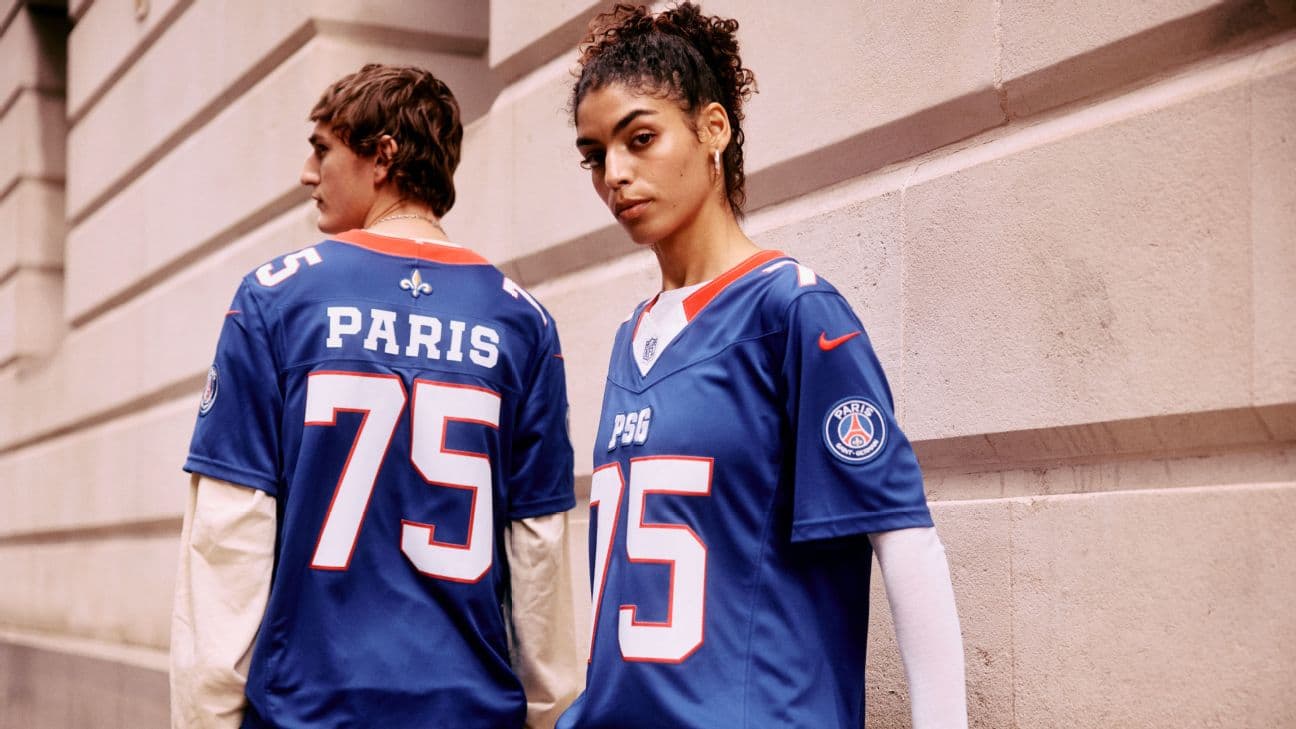 PSG unveil jersey for Steelers vs. Saints NFL game in Paris